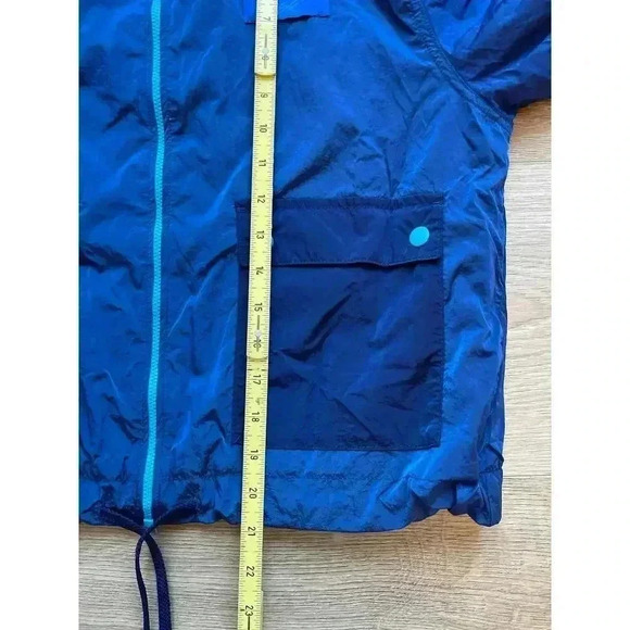 Jordan Essentials Flight Woven Full Zip Nylon Jacket Loose Fit Royal Blue Small - Picture 11 of 14